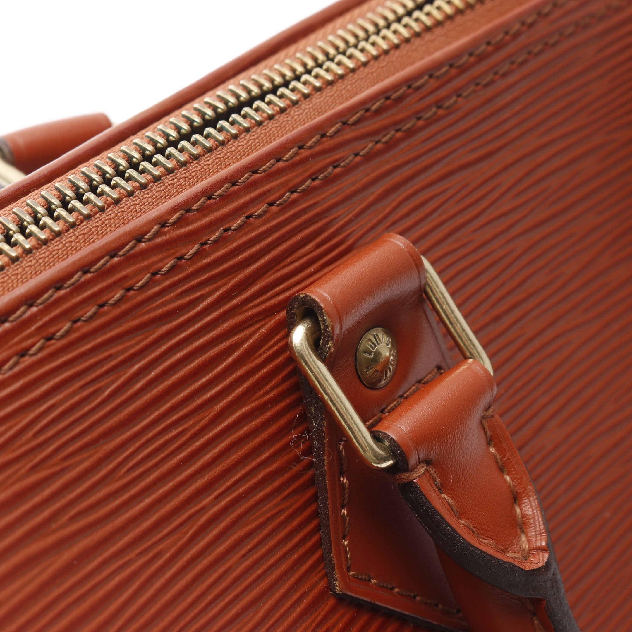 スピーディ25 エピ ケニアブラウン ハンドバッグ レザー ブラウン ルイ