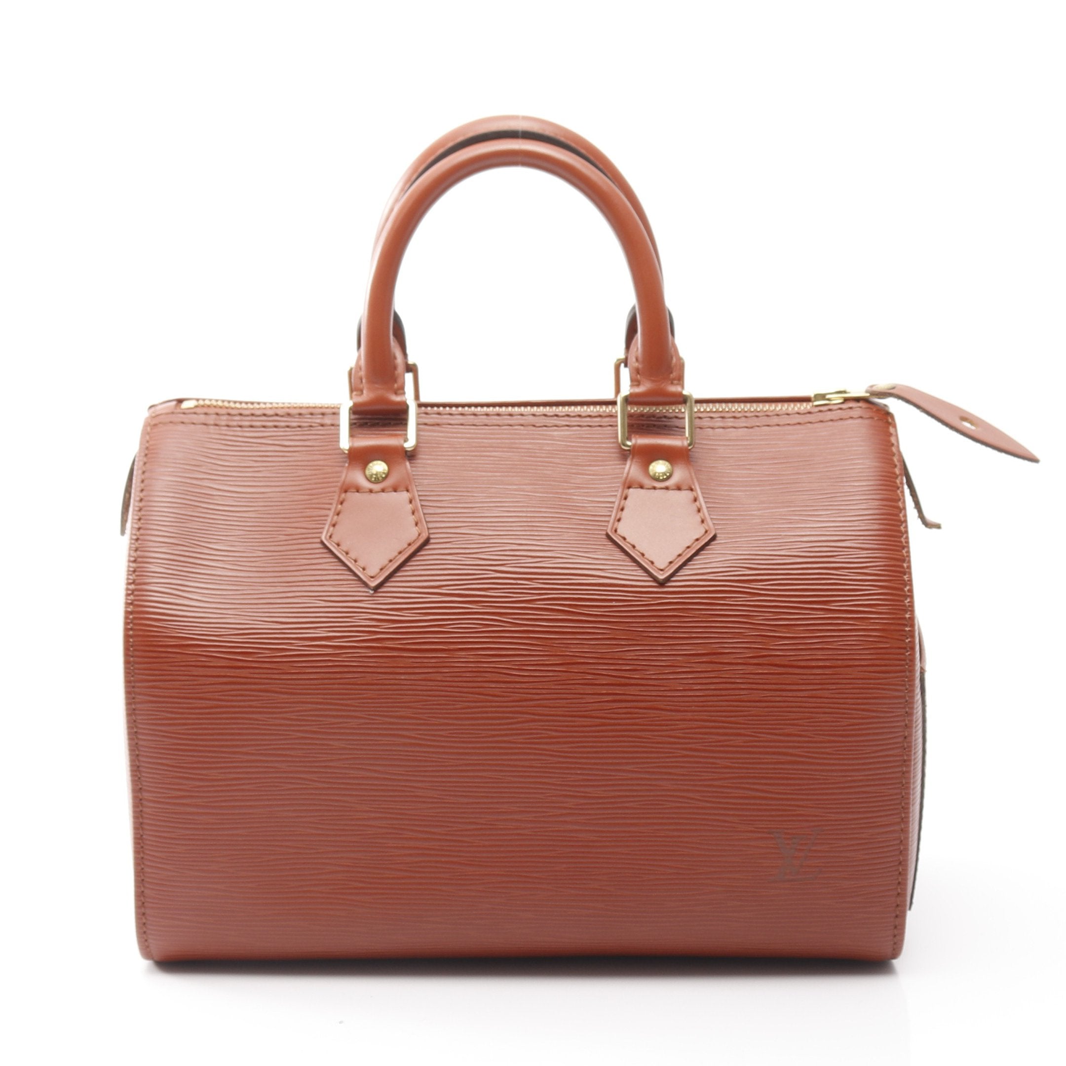 スピーディ25 エピ ケニアブラウン ハンドバッグ レザー ブラウン ルイ