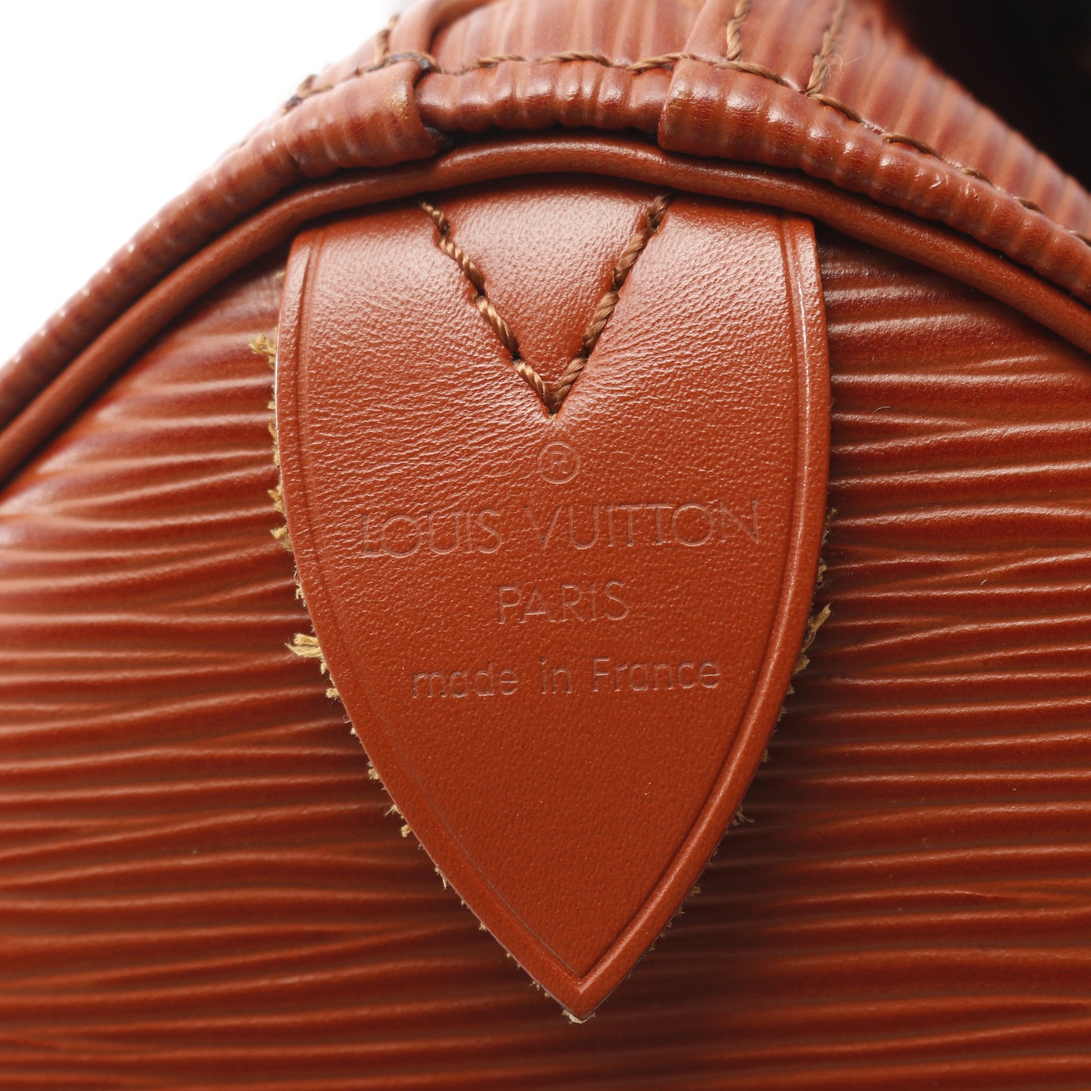 スピーディ25 エピ ケニアブラウン ハンドバッグ レザー ブラウン ルイ