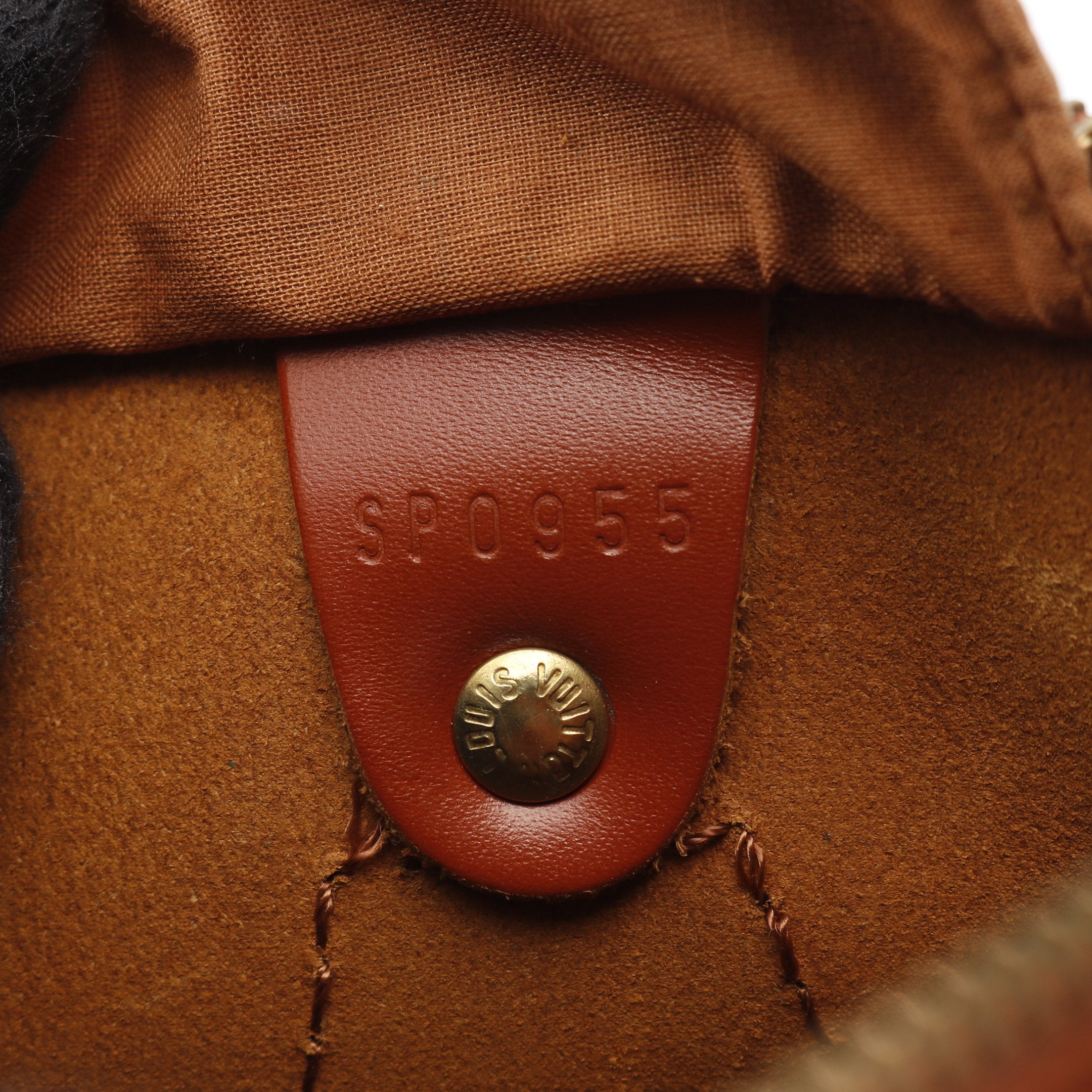 スピーディ25 エピ ケニアブラウン ハンドバッグ レザー ブラウン ルイ