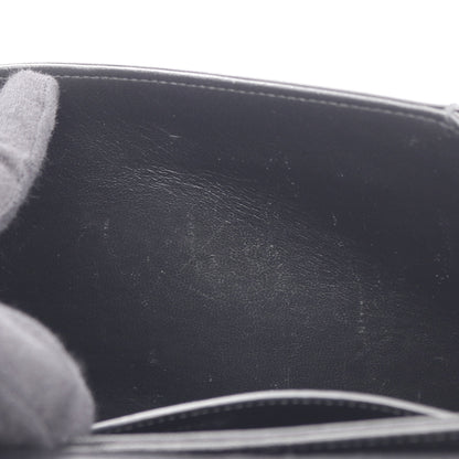 LE61 サッチェル ショルダーバッグ レザー ブラック サンローランパリ バッグ SAINT LAURENT PARIS