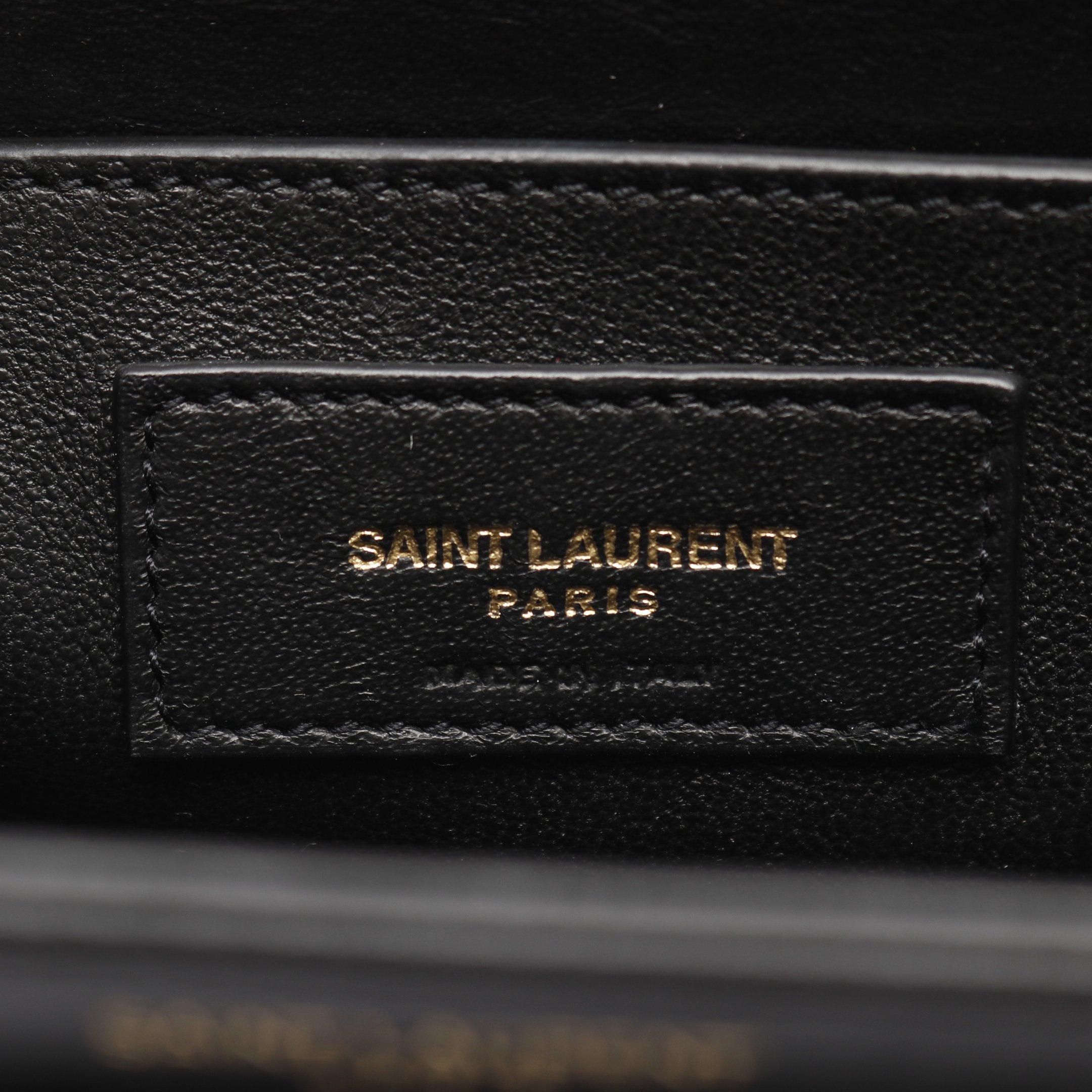 SAINT LAURENT PARIS サンローランパリ ショルダーバッグ LE61 サッチェル LE61 サッチェル ショルダーバッグ レザー ブラック サンローランパリ