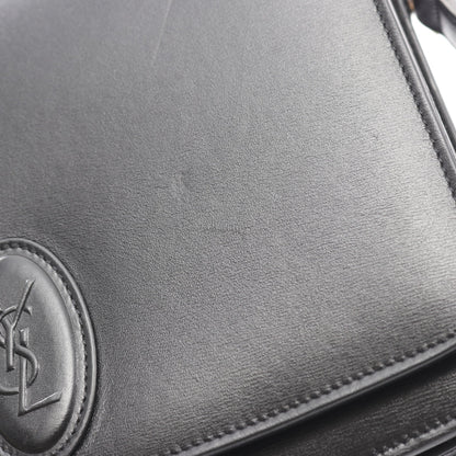 LE61 サッチェル ショルダーバッグ レザー ブラック サンローランパリ バッグ SAINT LAURENT PARIS
