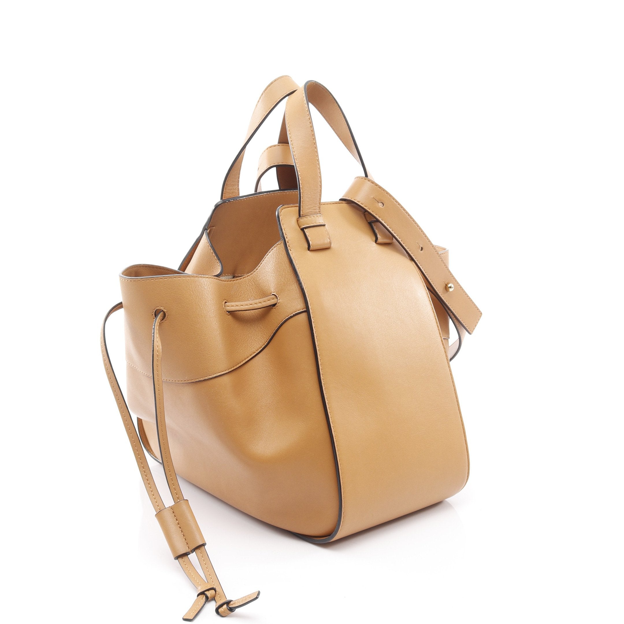 ハンモック ミディアム ショルダーバッグ レザー ライトブラウン 2WAY