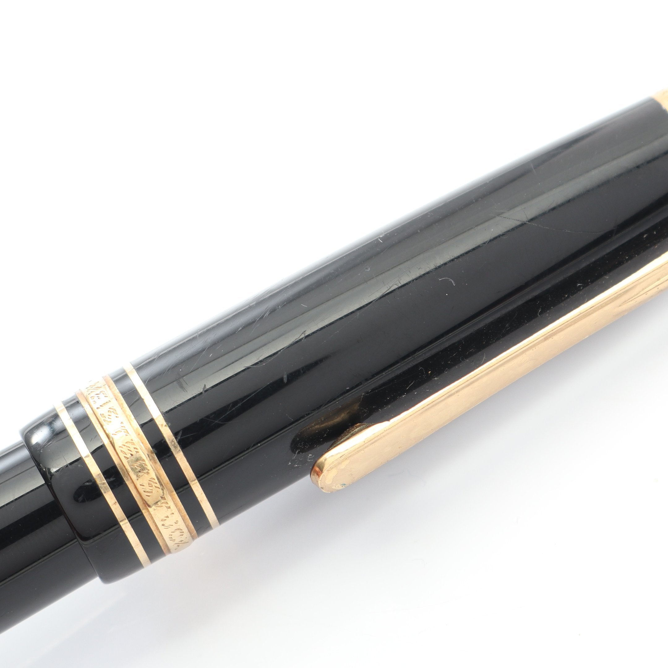 マイスターシュテュック 万年筆 ステーショナリー レジン 18K ブラック