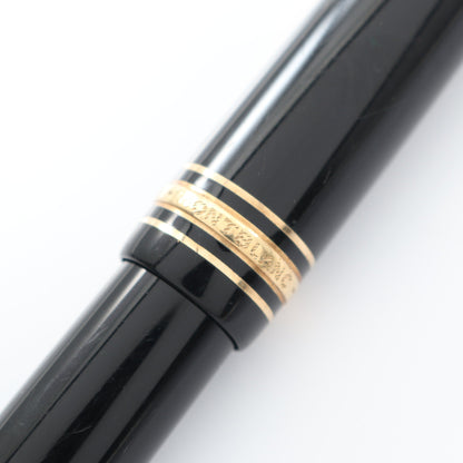 マイスターシュテュック 万年筆 ステーショナリー レジン 18K ブラック ゴールド モンブラン 財布・小物 MONTBLANC
