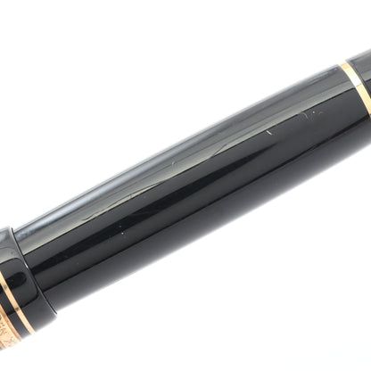 マイスターシュテュック 万年筆 ステーショナリー レジン 18K ブラック ゴールド モンブラン 財布・小物 MONTBLANC