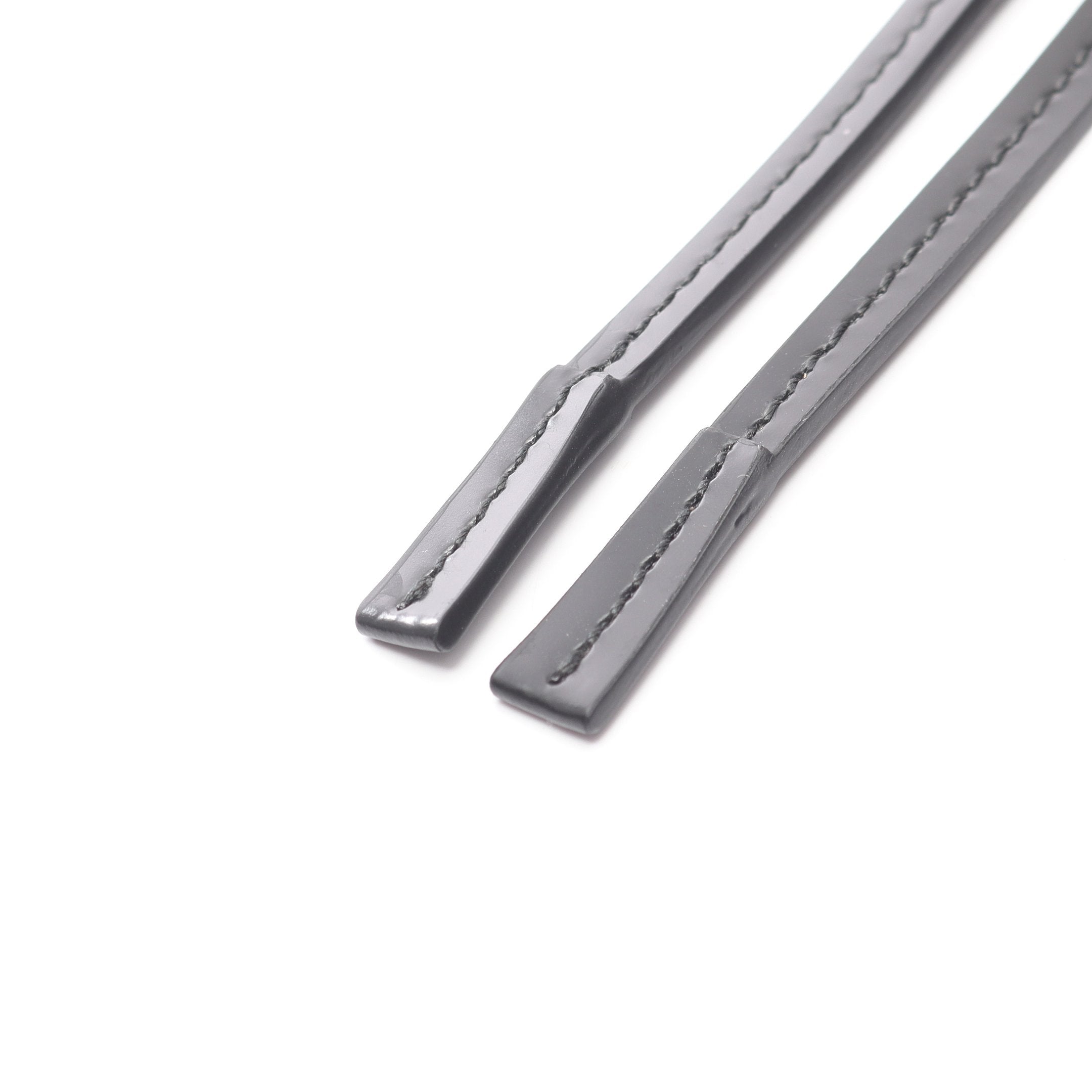 SAFFIANO TRIANG ループタイ ネクタイ サフィアーノレザー ブラック