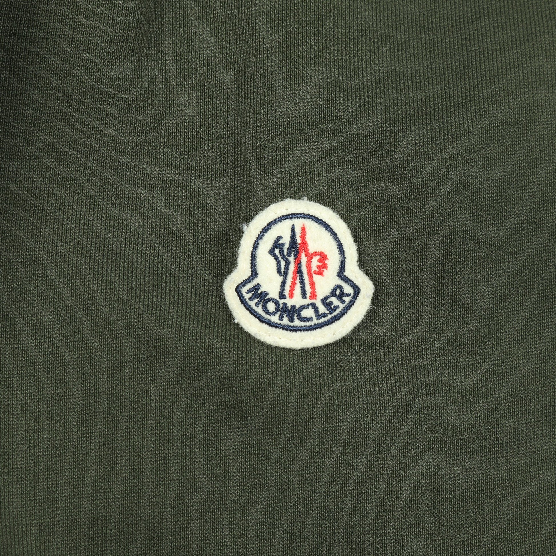 プルオーバーパーカー コットン ナイロン カーキグリーン 切替 モンクレール トップス MONCLER