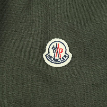 プルオーバーパーカー コットン ナイロン カーキグリーン 切替 モンクレール トップス MONCLER