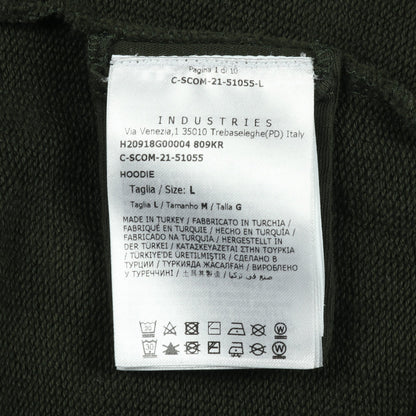 プルオーバーパーカー コットン ナイロン カーキグリーン 切替 モンクレール トップス MONCLER