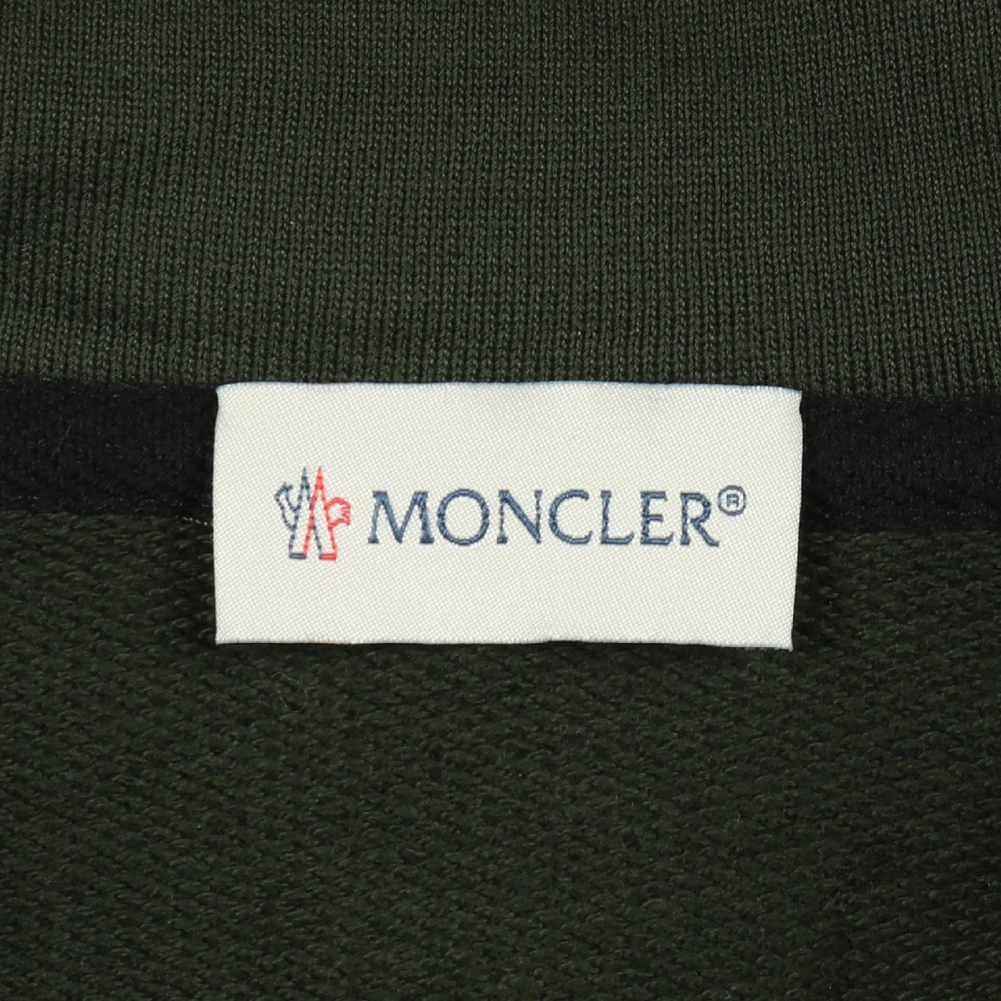 プルオーバーパーカー コットン ナイロン カーキグリーン 切替 モンクレール トップス MONCLER