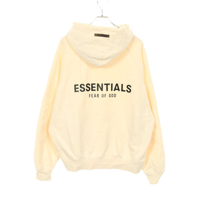 プルオーバーパーカー バックロゴ コットン アイボリー 裏起毛 エフオージーエッセンシャルズ トップス FOG ESSENTIALS