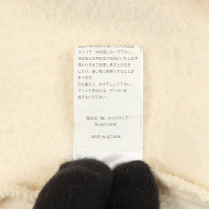 プルオーバーパーカー バックロゴ コットン アイボリー 裏起毛 エフオージーエッセンシャルズ トップス FOG ESSENTIALS
