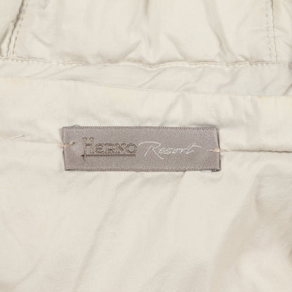 RESORT ニット ベスト ダウンベスト ウール ベージュ ヘルノ アウター HERNO