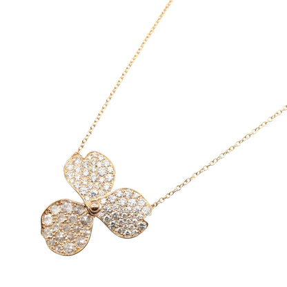 ペーパーフラワー ダイヤ ネックレス ネックレス K18PG ダイヤモンド ピンクゴールド クリア ティファニー アクセサリー TIFFANY & Co.