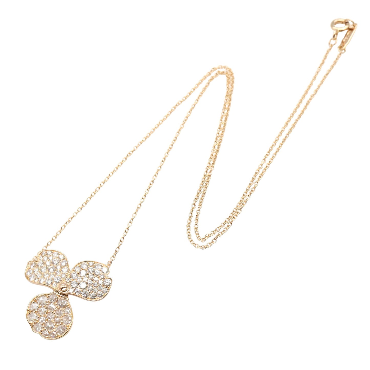 ペーパーフラワー ダイヤ ネックレス ネックレス K18PG ダイヤモンド ピンクゴールド クリア ティファニー アクセサリー TIFFANY & Co.
