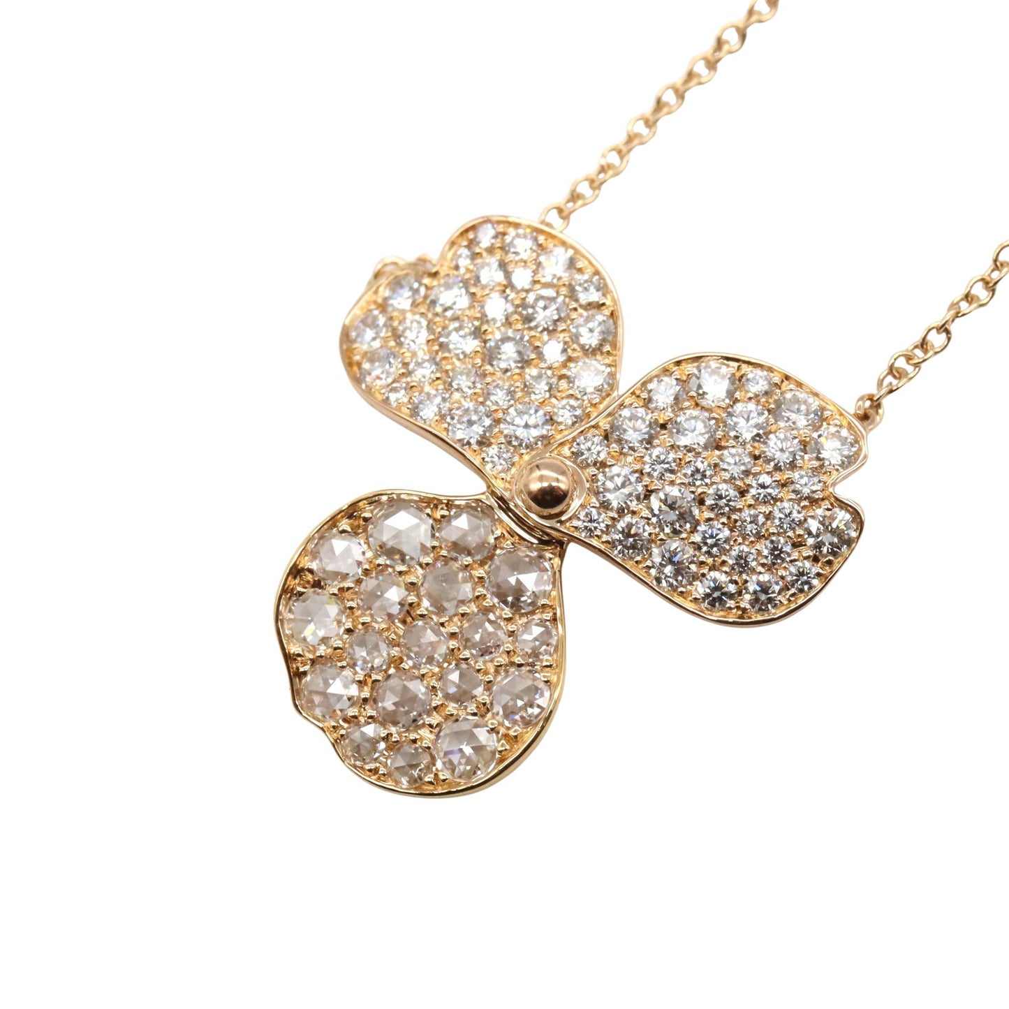 ペーパーフラワー ダイヤ ネックレス ネックレス K18PG ダイヤモンド ピンクゴールド クリア ティファニー アクセサリー TIFFANY & Co.