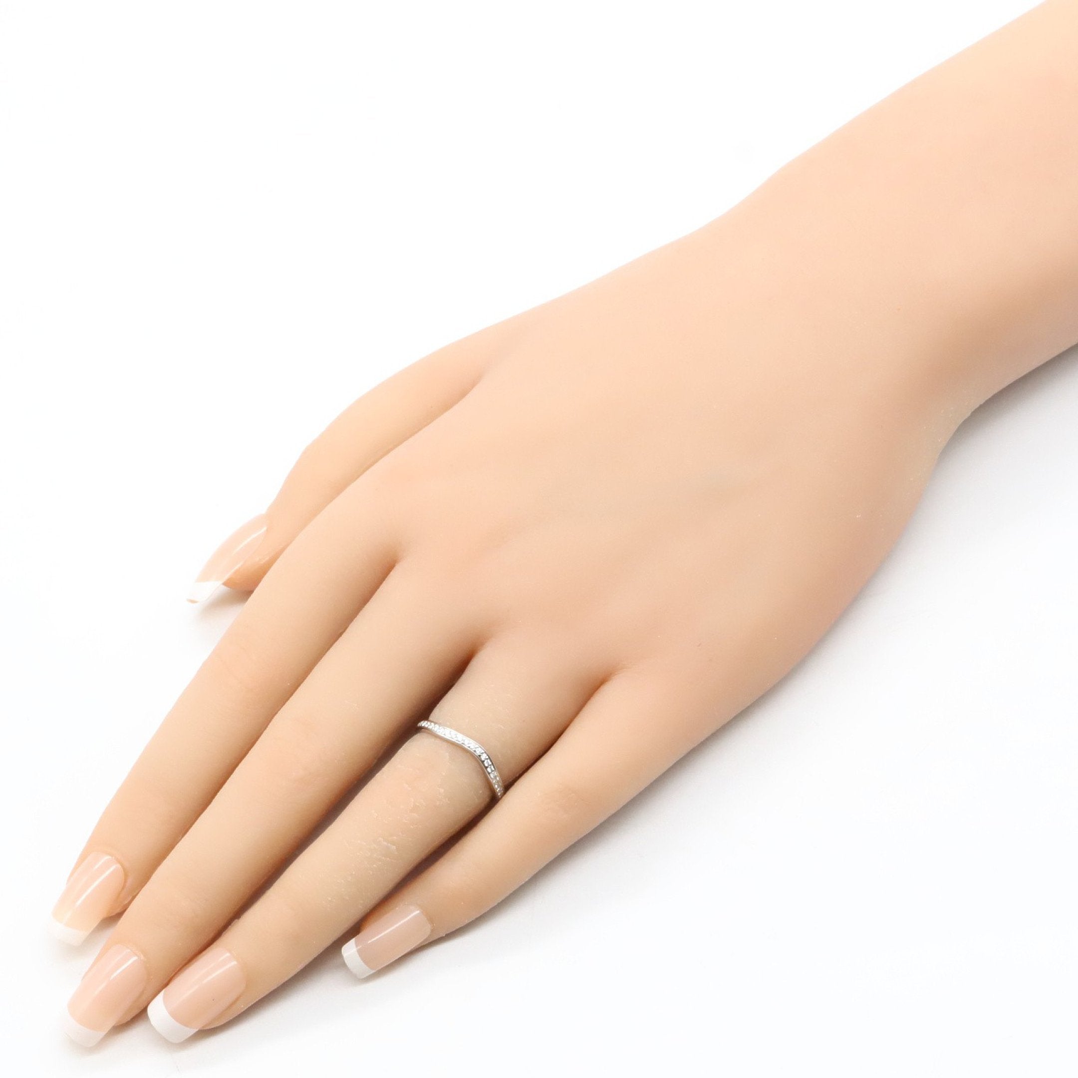 カルティエ バレリーナ ダイヤ リング Pt950 プラチナ 7号 日本直送】カルティエ CARTIER バレリーナ カーブ 7号 リング 指輪