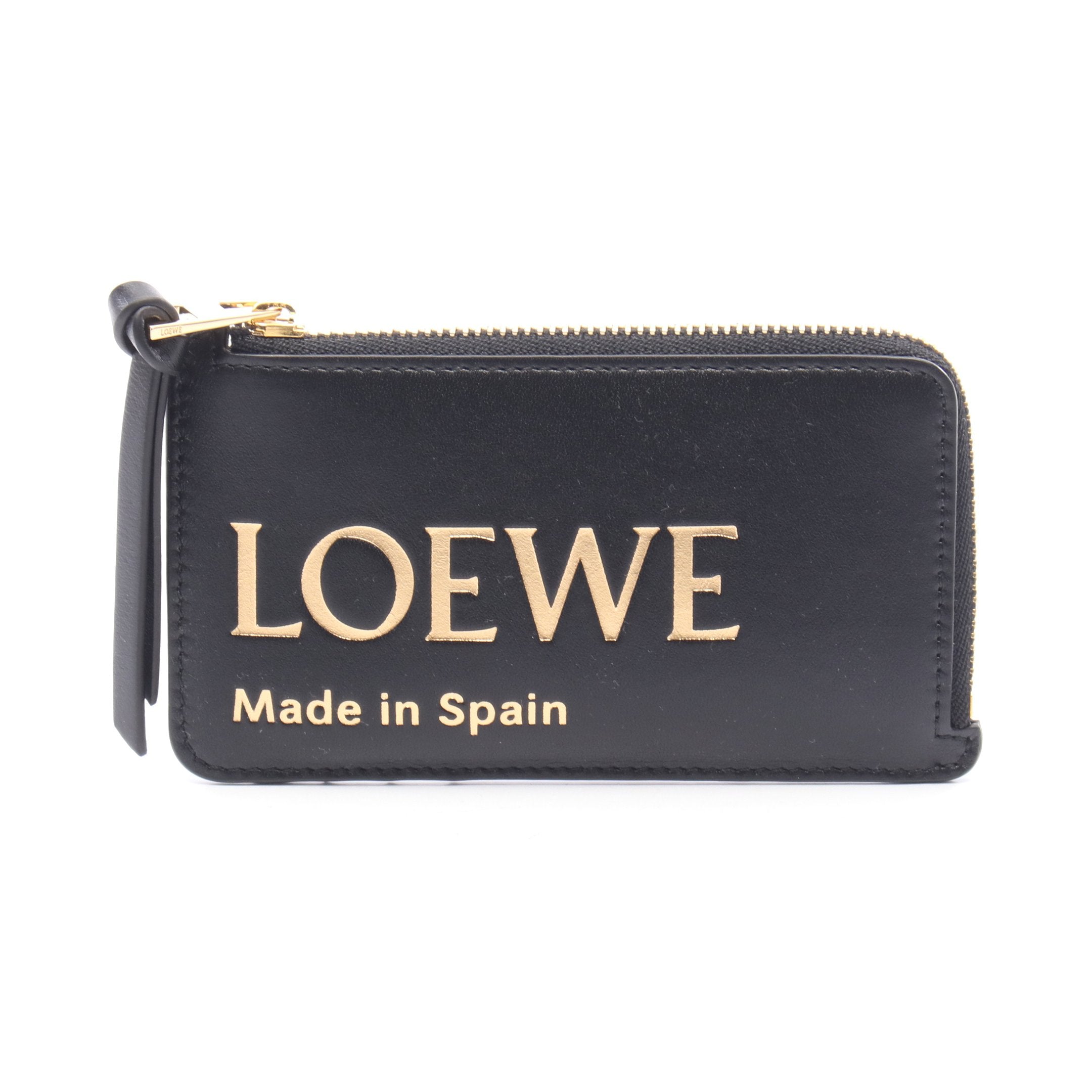 LOEWE ブラック レザー ケース コインケース レザー ブラック ロエベ – RECLO