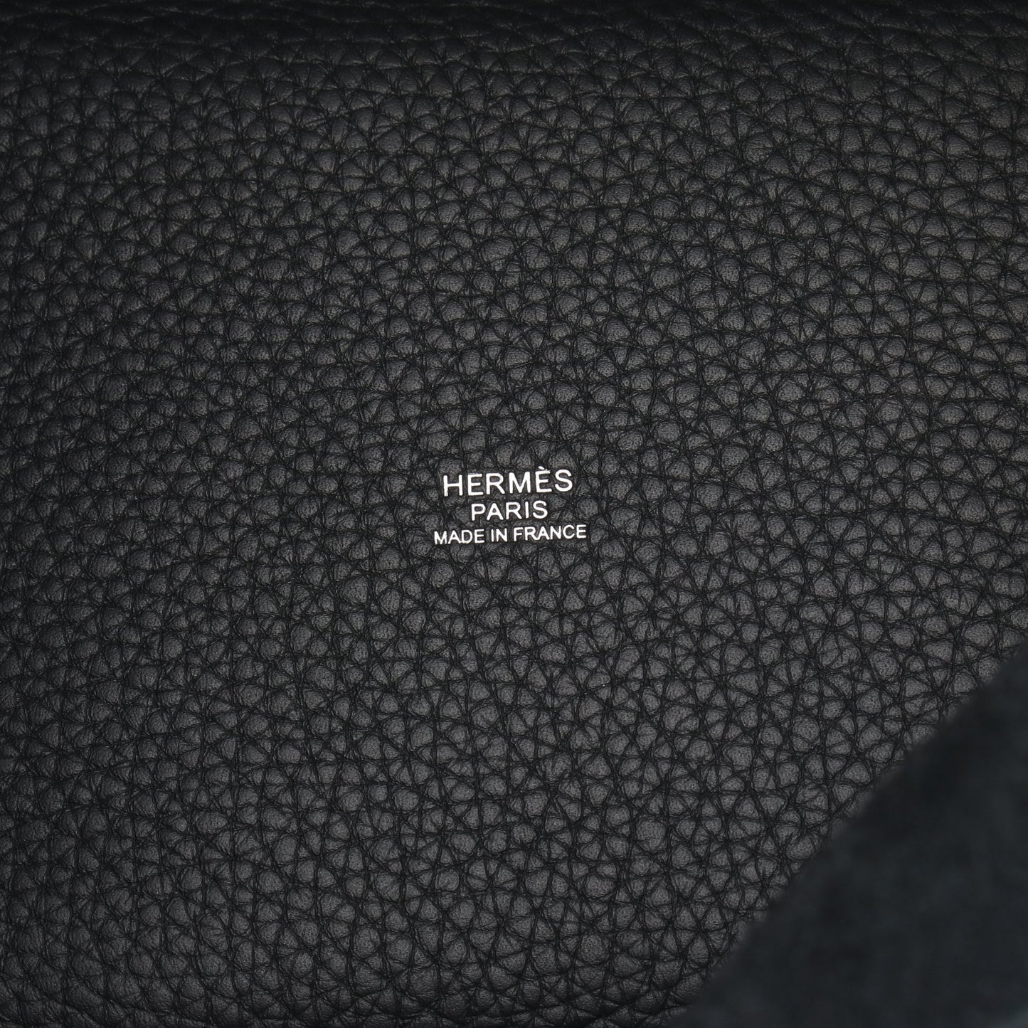 ピコタンロックPM ハンドバッグ トリヨンクレマンス ブラック シルバー金具 K刻印 エルメス バッグ HERMES
