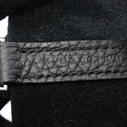 ピコタンロックPM ハンドバッグ トリヨンクレマンス ブラック シルバー金具 K刻印 エルメス バッグ HERMES