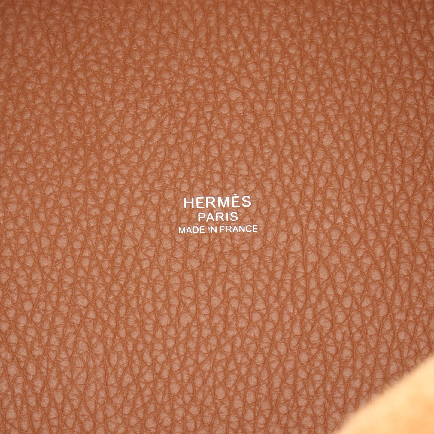 ピコタンロックPM ハンドバッグ トリヨンクレマンス ブラウン シルバー金具 K刻印 エルメス バッグ HERMES