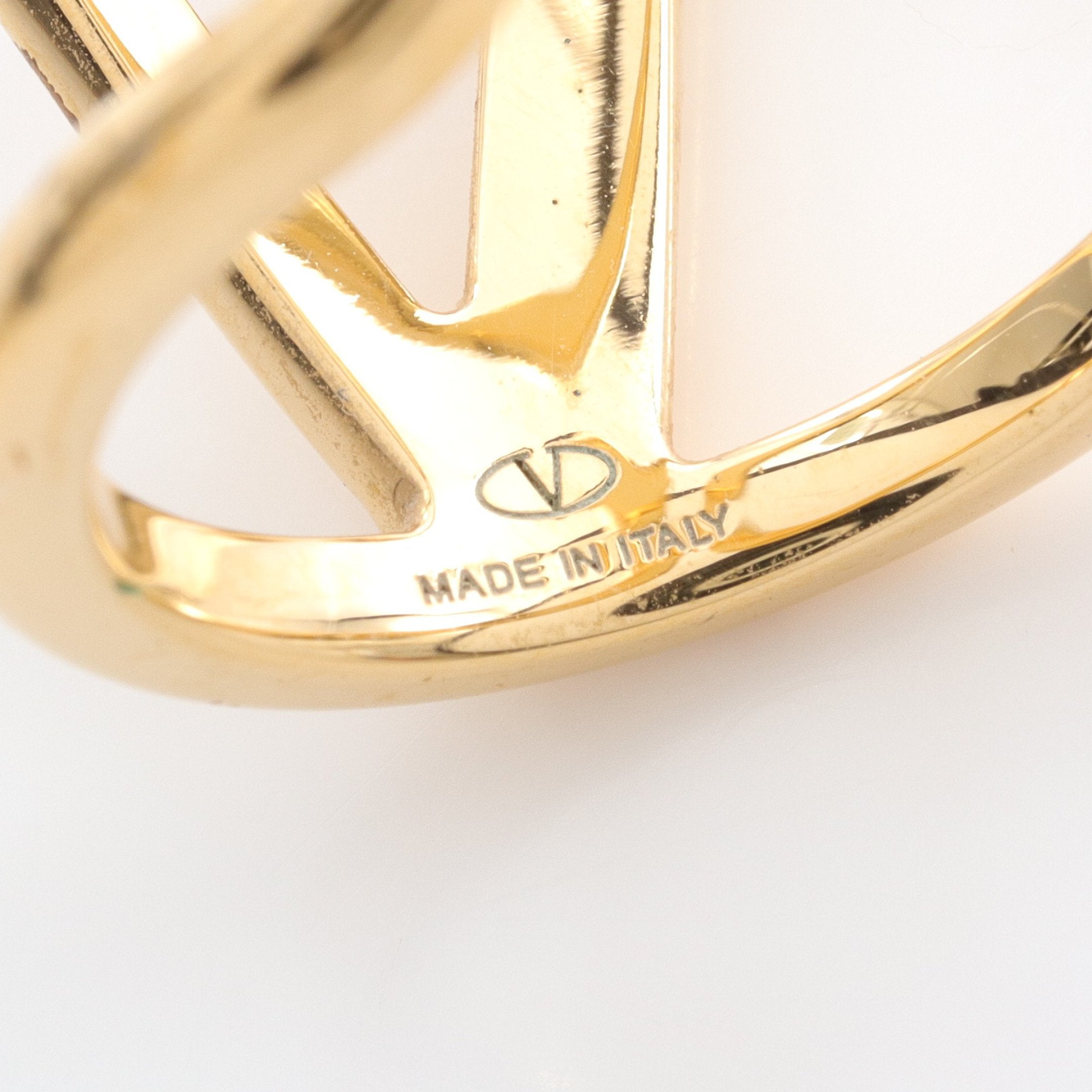 Vロゴ リング 指輪 GP ゴールド ヴァレンティノガラヴァーニ – RECLO