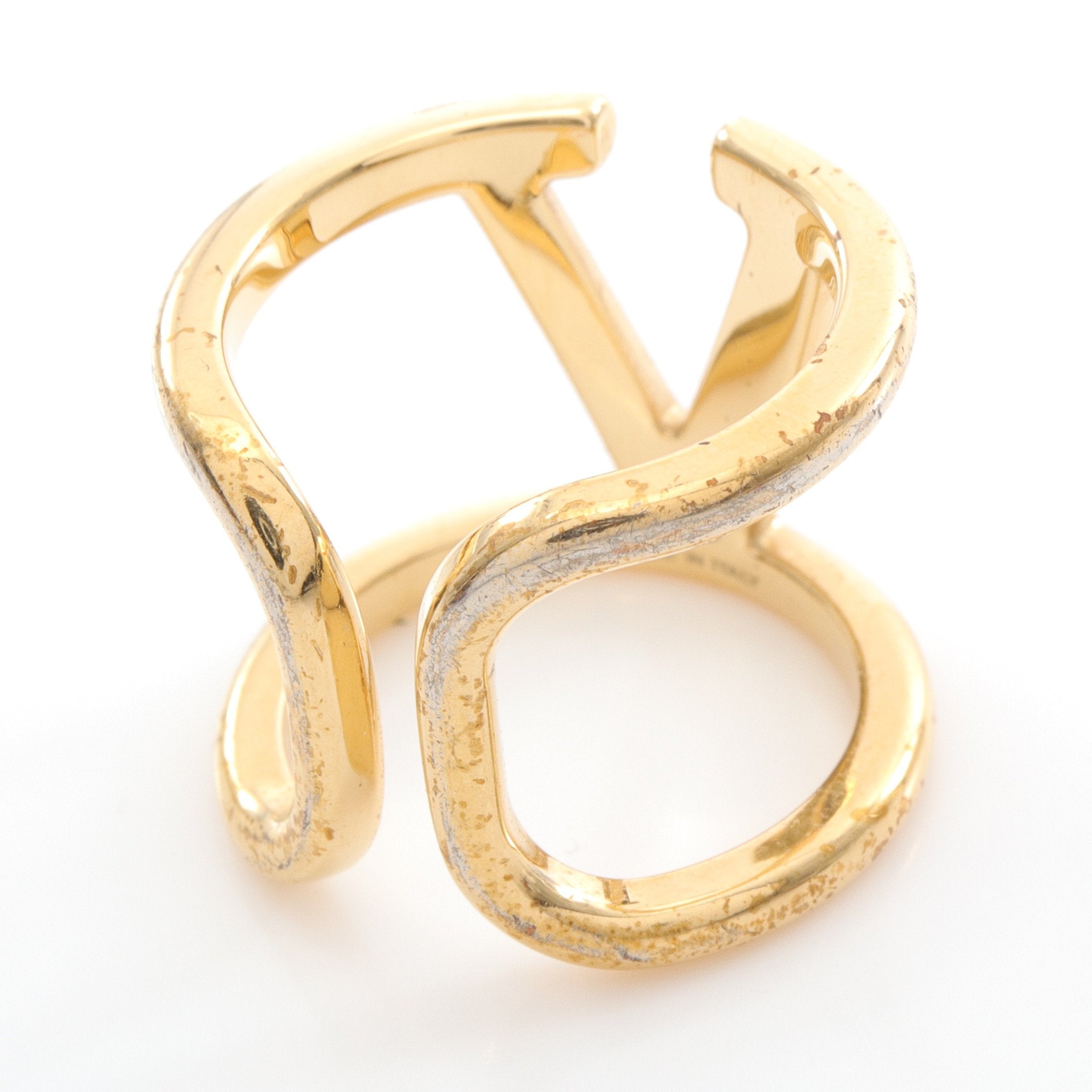 Vロゴ リング 指輪 GP ゴールド ヴァレンティノガラヴァーニ – RECLO