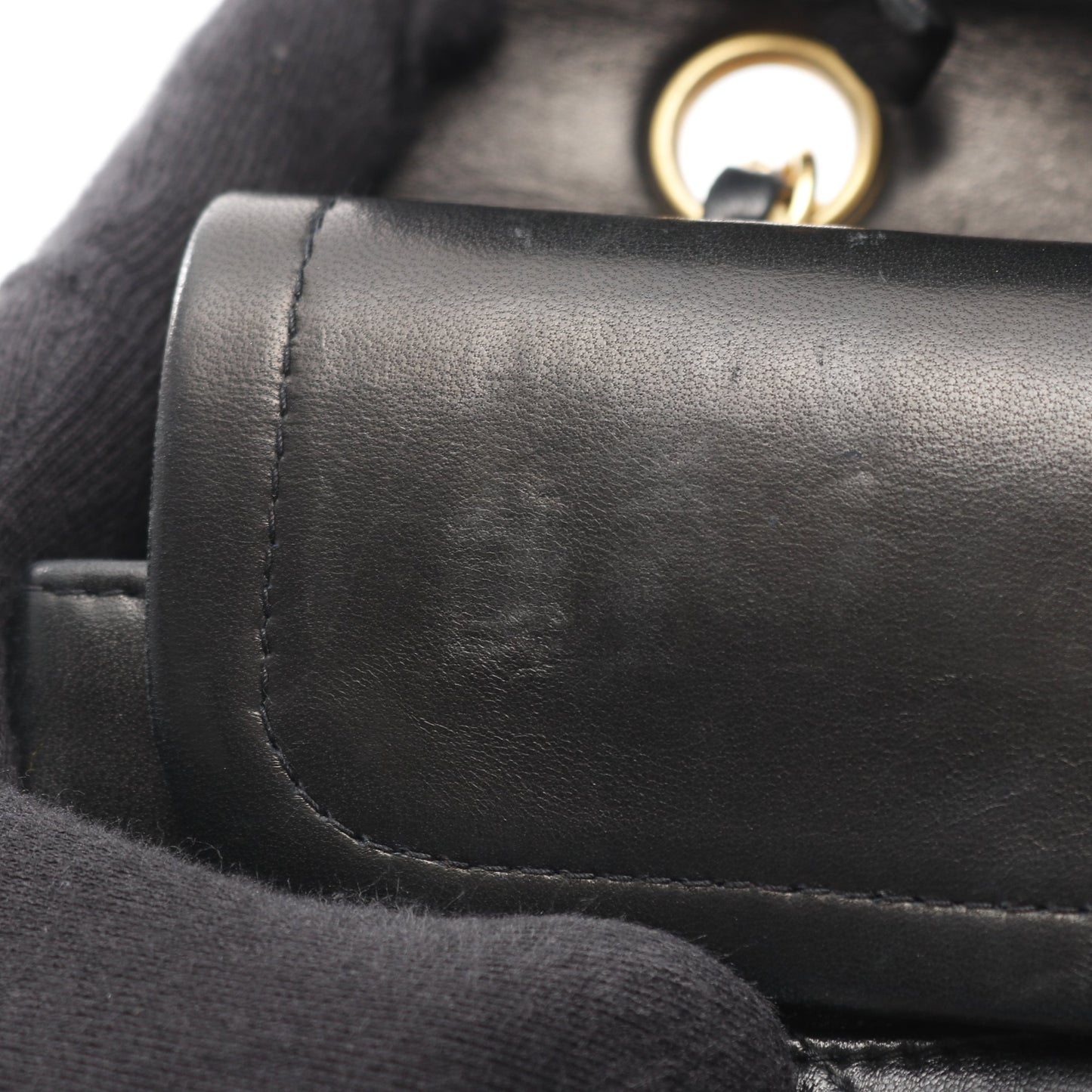 マトラッセ Wフラップ Wチェーンショルダーバッグ ラムスキン ブラック ゴールド金具 シャネル バッグ CHANEL