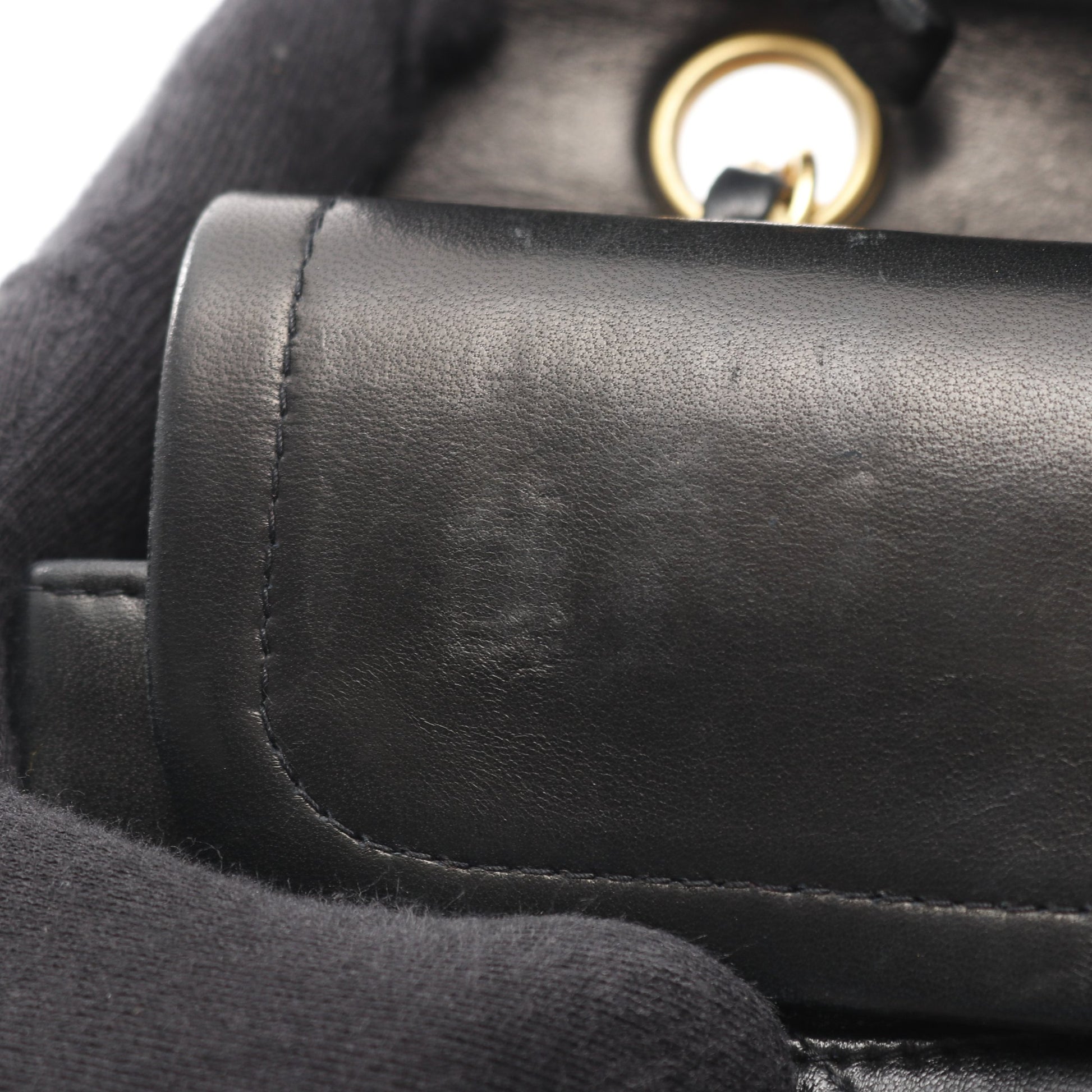 マトラッセ Wフラップ Wチェーンショルダーバッグ ラムスキン ブラック ゴールド金具 シャネル バッグ CHANEL