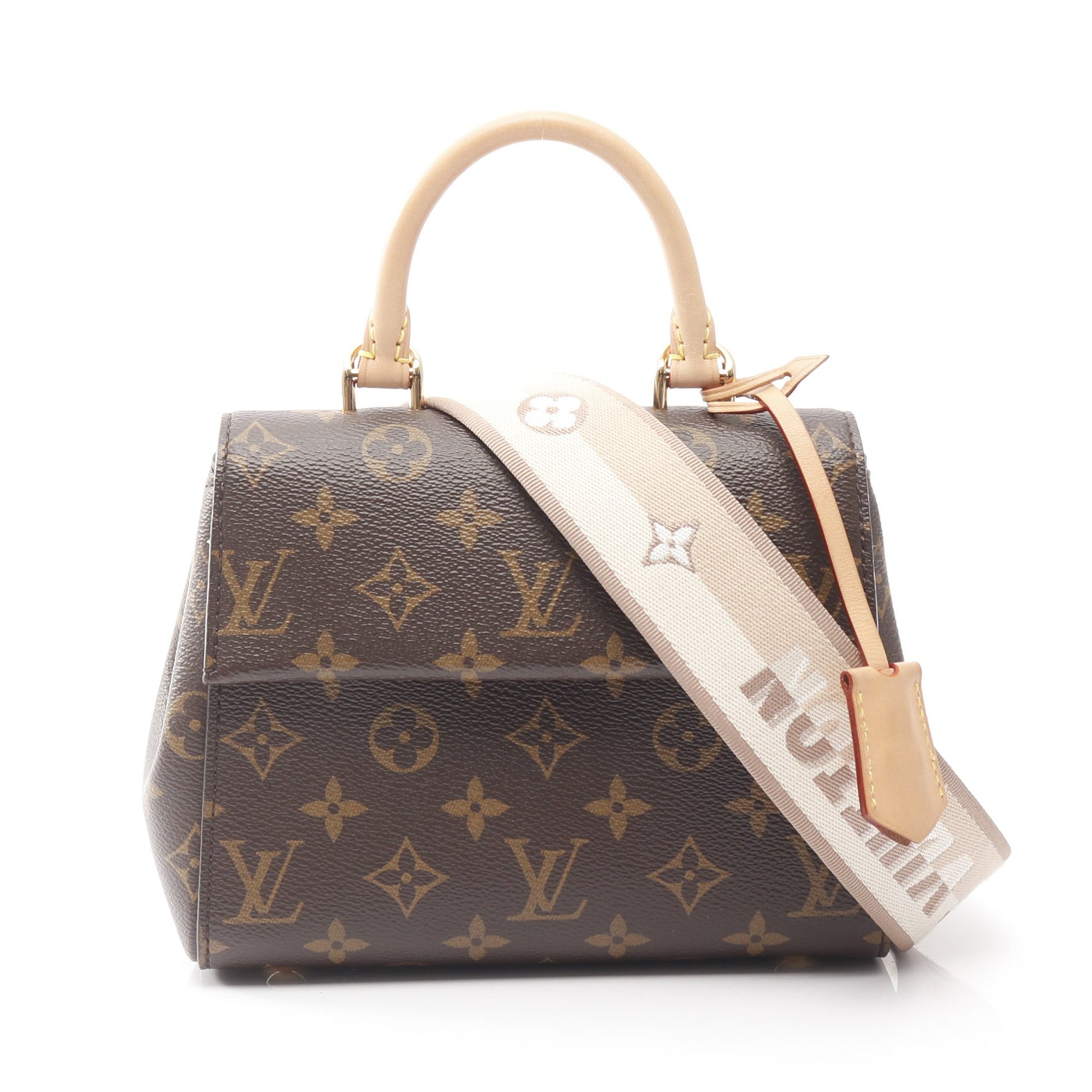 クリュニー MINI モノグラム ハンドバッグ PVC レザー ブラウン 2WAY ルイヴィトン バッグ LOUIS VUITTON
