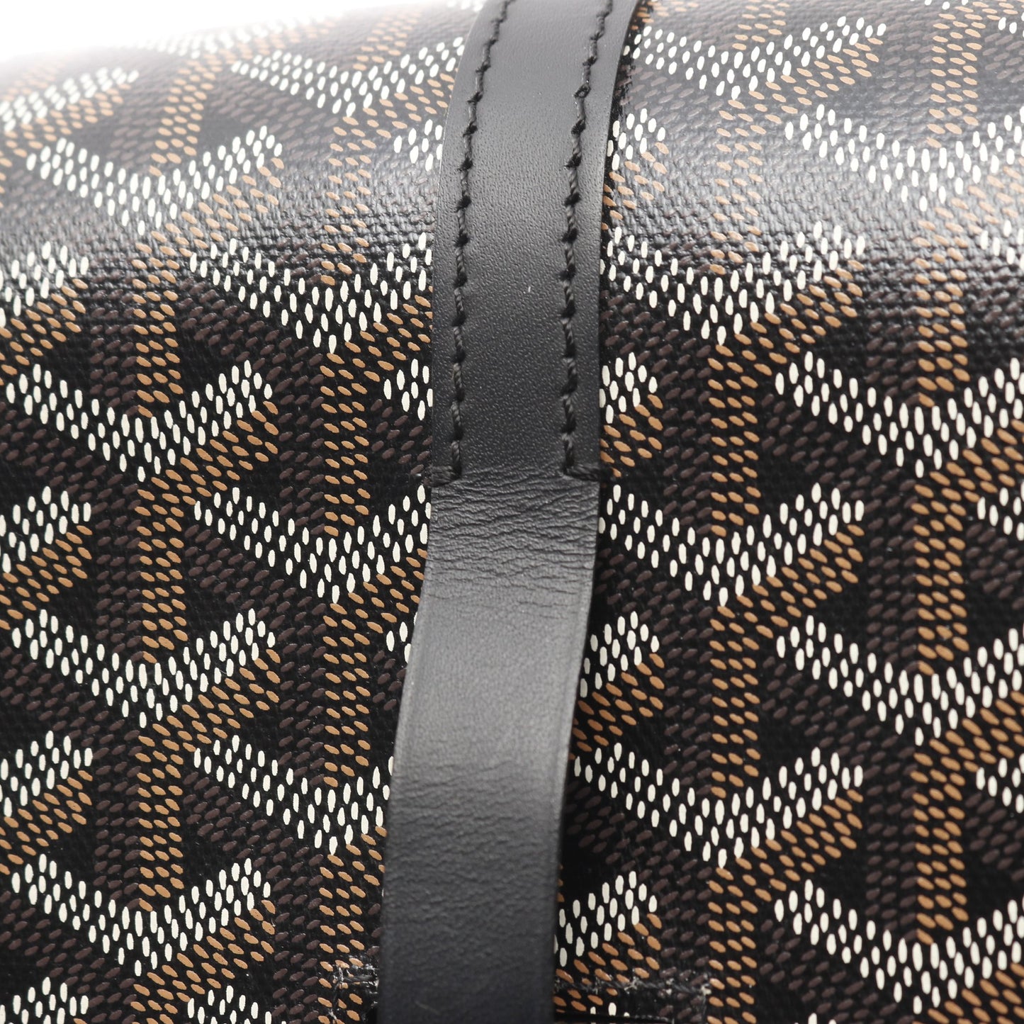 ベルヴェデーレPM ショルダーバッグ コーティングキャンバス レザー ブラック マルチカラー ゴヤール バッグ GOYARD