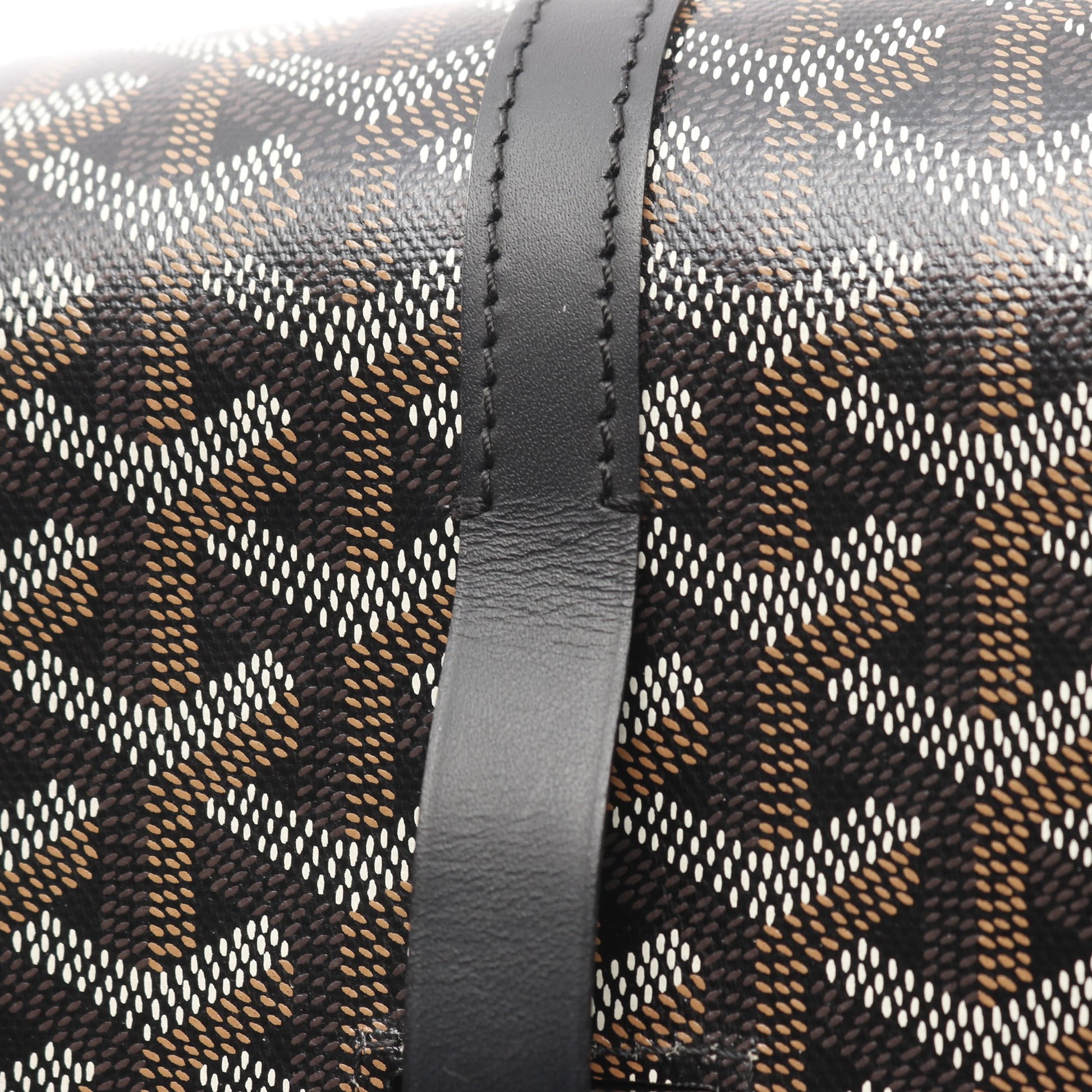 ベルヴェデーレPM ショルダーバッグ コーティングキャンバス レザー ブラック マルチカラー ゴヤール バッグ GOYARD