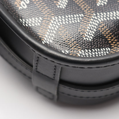 ベルヴェデーレPM ショルダーバッグ コーティングキャンバス レザー ブラック マルチカラー ゴヤール バッグ GOYARD