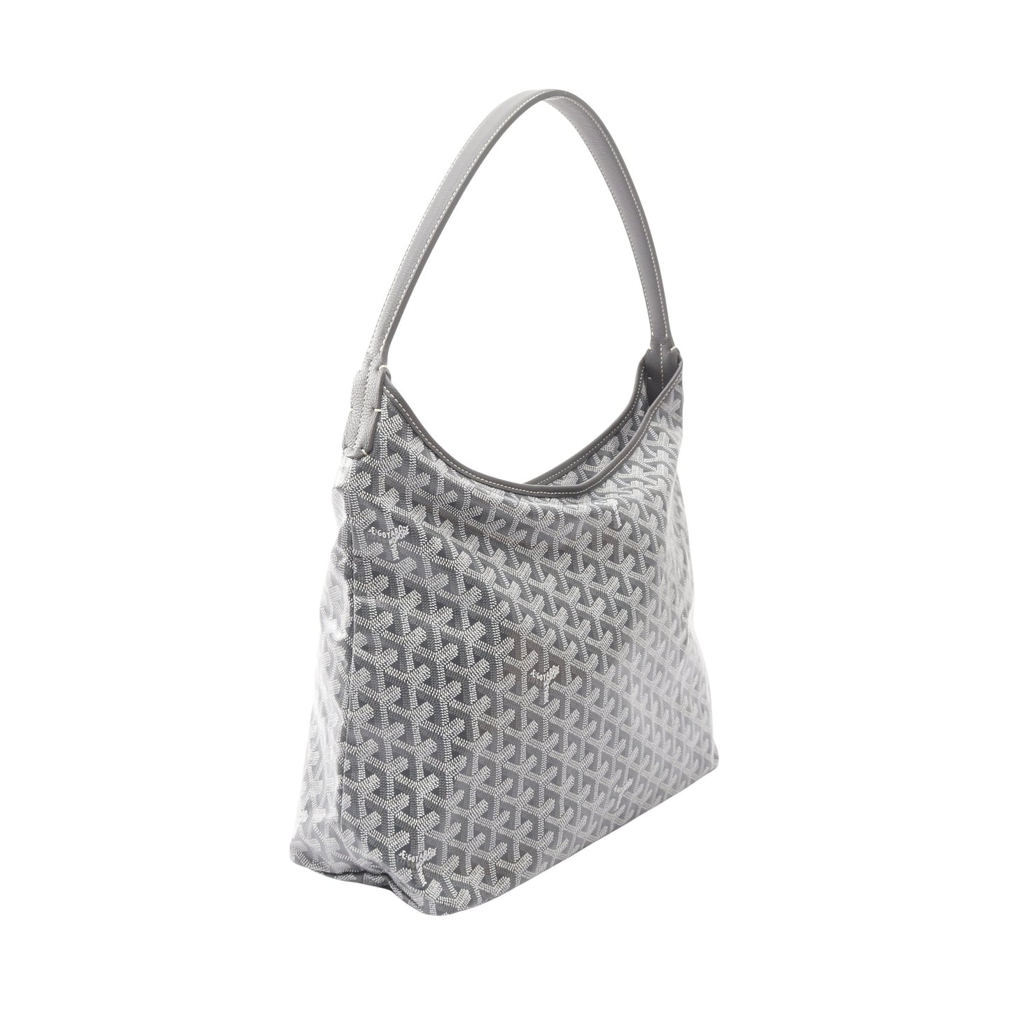 ボエム ホーボーバッグ ショルダーバッグ コーティングキャンバス レザー グレー ホワイト ゴヤール バッグ GOYARD