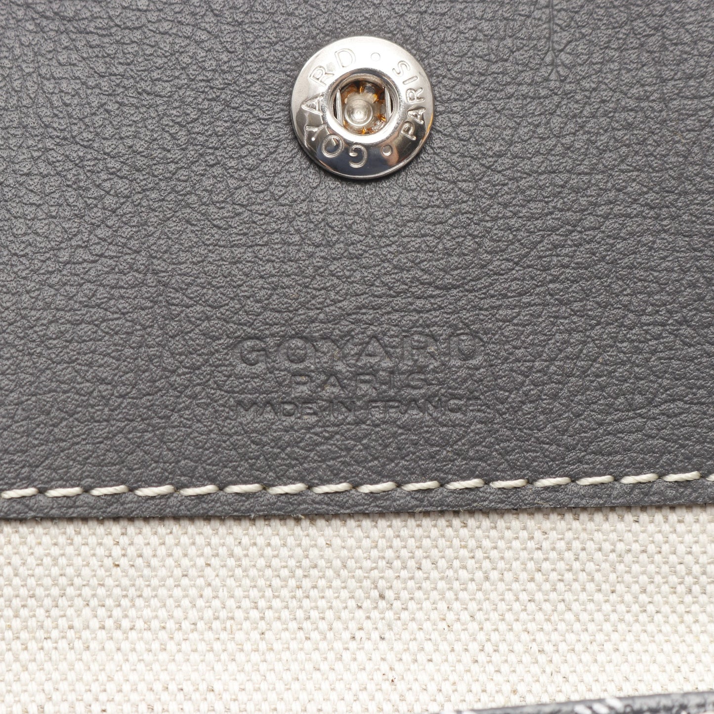 ボエム ホーボーバッグ ショルダーバッグ コーティングキャンバス レザー グレー ホワイト ゴヤール バッグ GOYARD