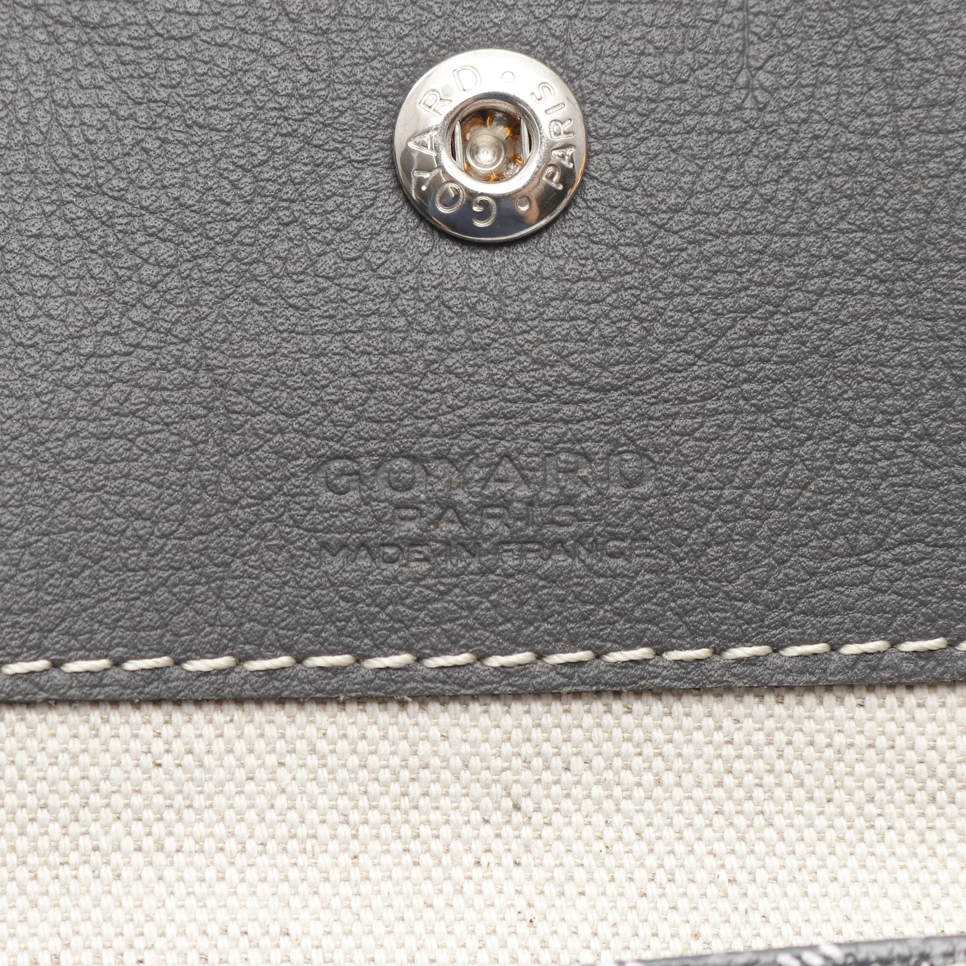 ボエム ホーボーバッグ ショルダーバッグ コーティングキャンバス レザー グレー ホワイト ゴヤール バッグ GOYARD