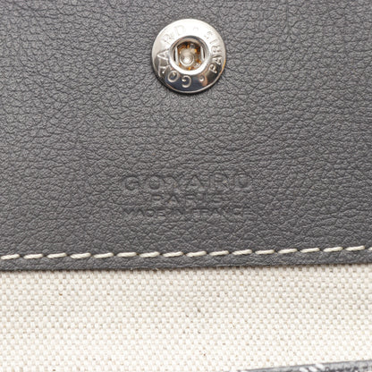 ボエム ホーボーバッグ ショルダーバッグ コーティングキャンバス レザー グレー ホワイト ゴヤール バッグ GOYARD