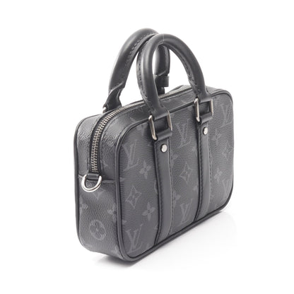 ナノ PDV モノグラムエクリプス ハンドバッグ PVC レザー ブラック 2WAY ルイヴィトン バッグ LOUIS VUITTON