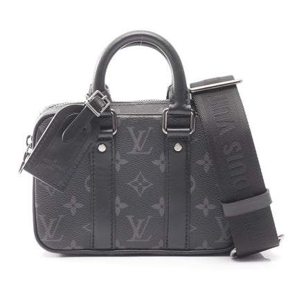 ナノ PDV モノグラムエクリプス ハンドバッグ PVC レザー ブラック 2WAY ルイヴィトン バッグ LOUIS VUITTON