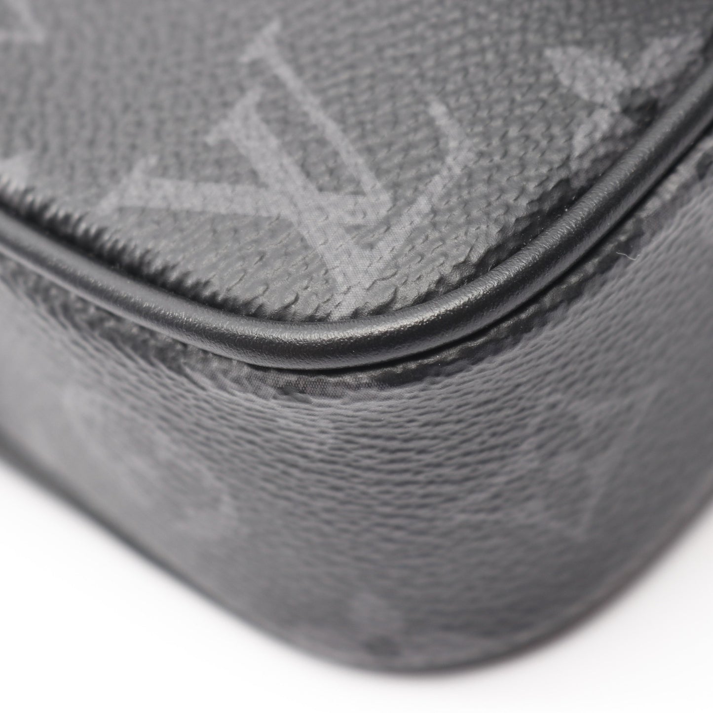 ナノ PDV モノグラムエクリプス ハンドバッグ PVC レザー ブラック 2WAY ルイヴィトン バッグ LOUIS VUITTON