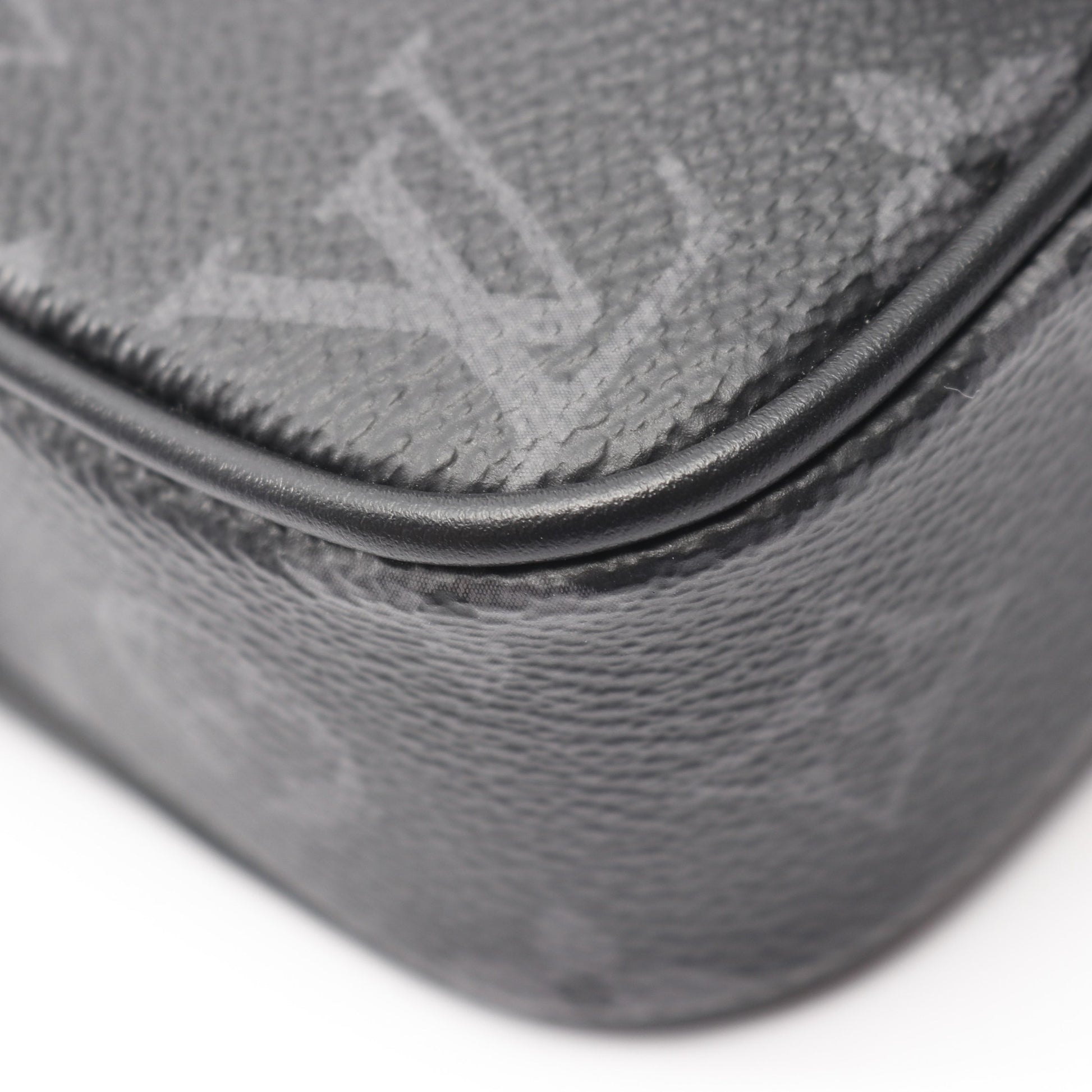 ナノ PDV モノグラムエクリプス ハンドバッグ PVC レザー ブラック 2WAY ルイヴィトン バッグ LOUIS VUITTON