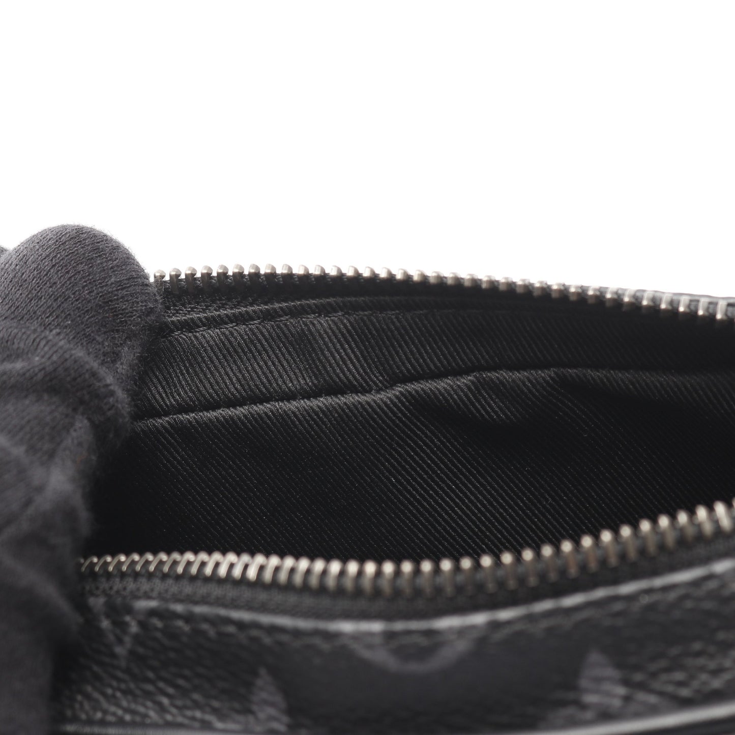 ナノ PDV モノグラムエクリプス ハンドバッグ PVC レザー ブラック 2WAY ルイヴィトン バッグ LOUIS VUITTON