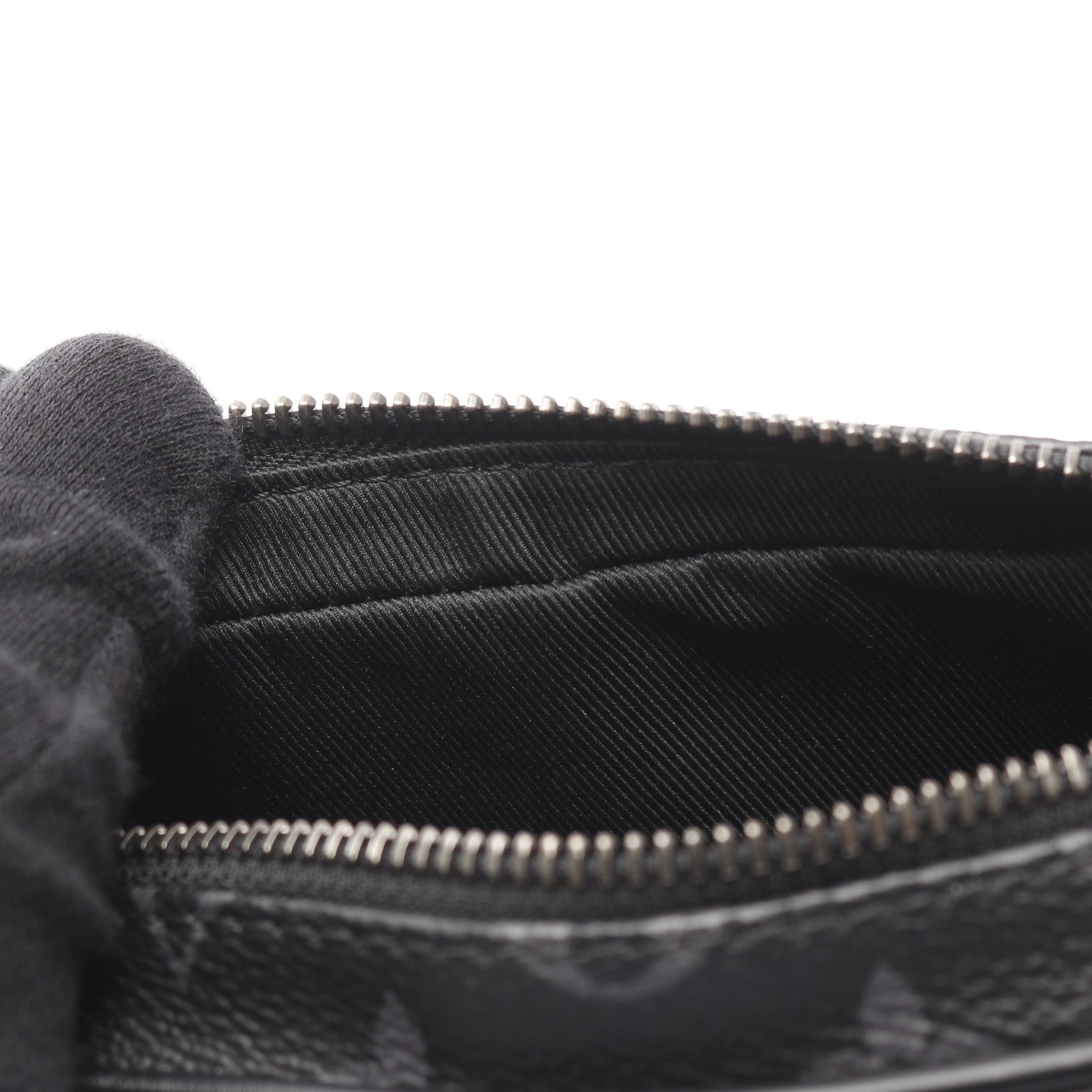 ナノ PDV モノグラムエクリプス ハンドバッグ PVC レザー ブラック 2WAY ルイヴィトン バッグ LOUIS VUITTON