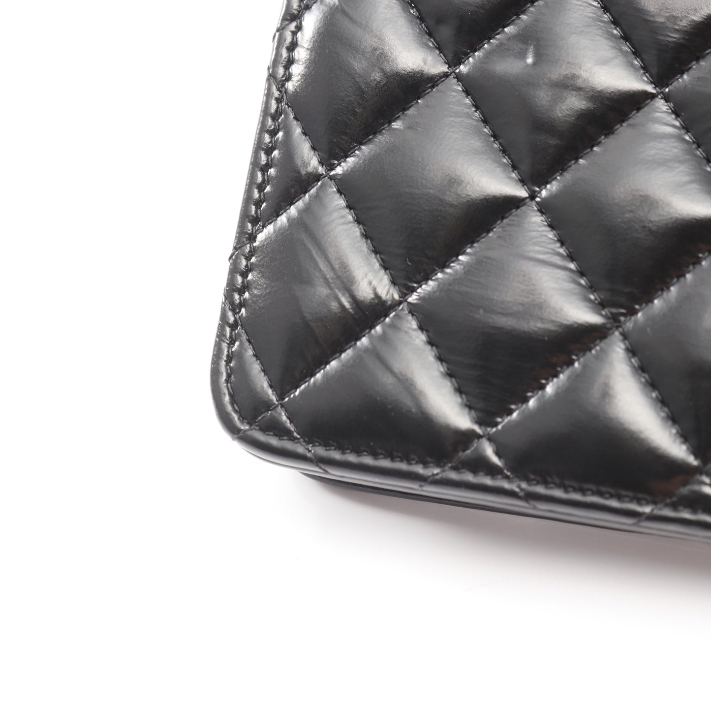 マトラッセ チェーンウォレット レザー ブラック ゴールド金具 シャネル バッグ CHANEL