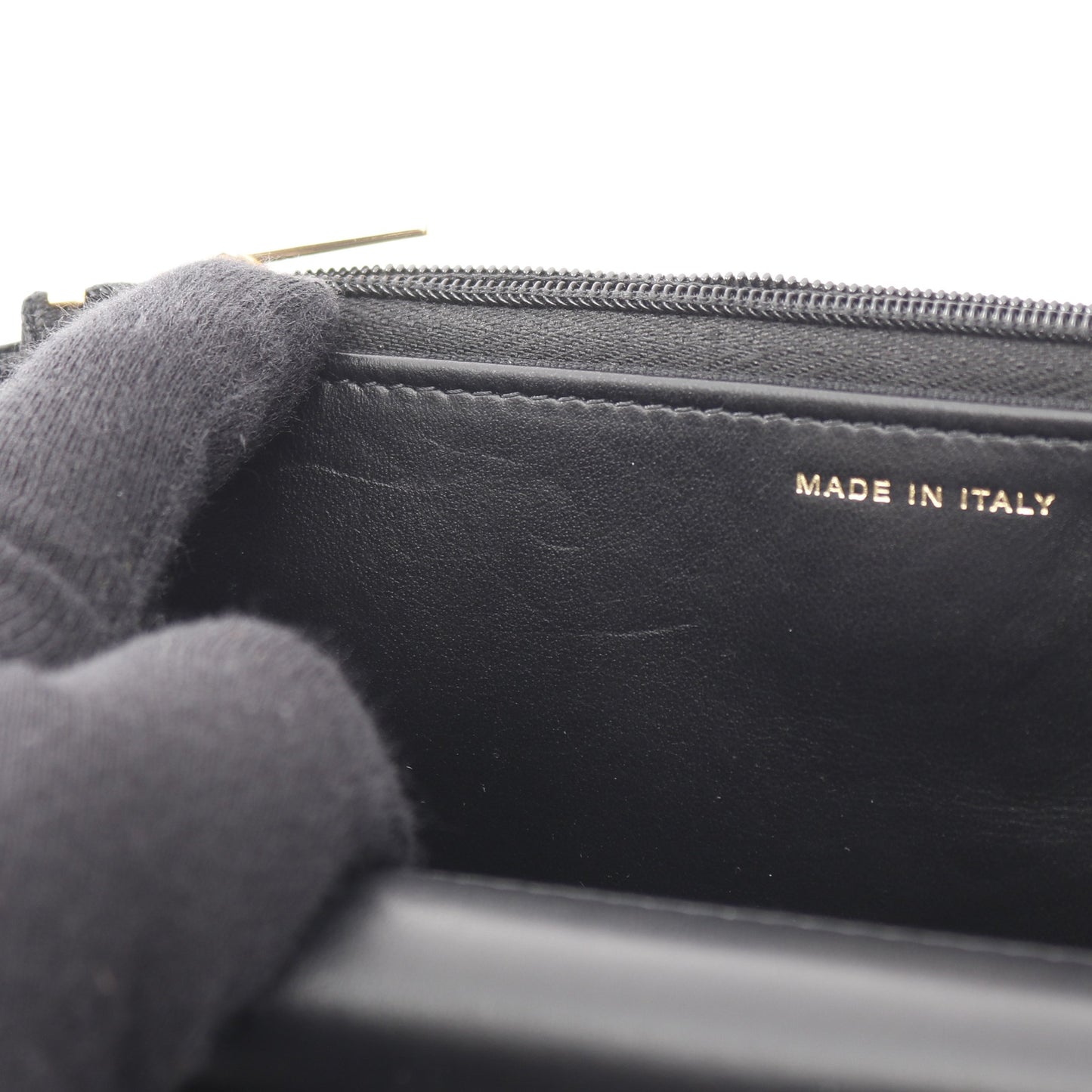 マトラッセ チェーンウォレット レザー ブラック ゴールド金具 シャネル バッグ CHANEL
