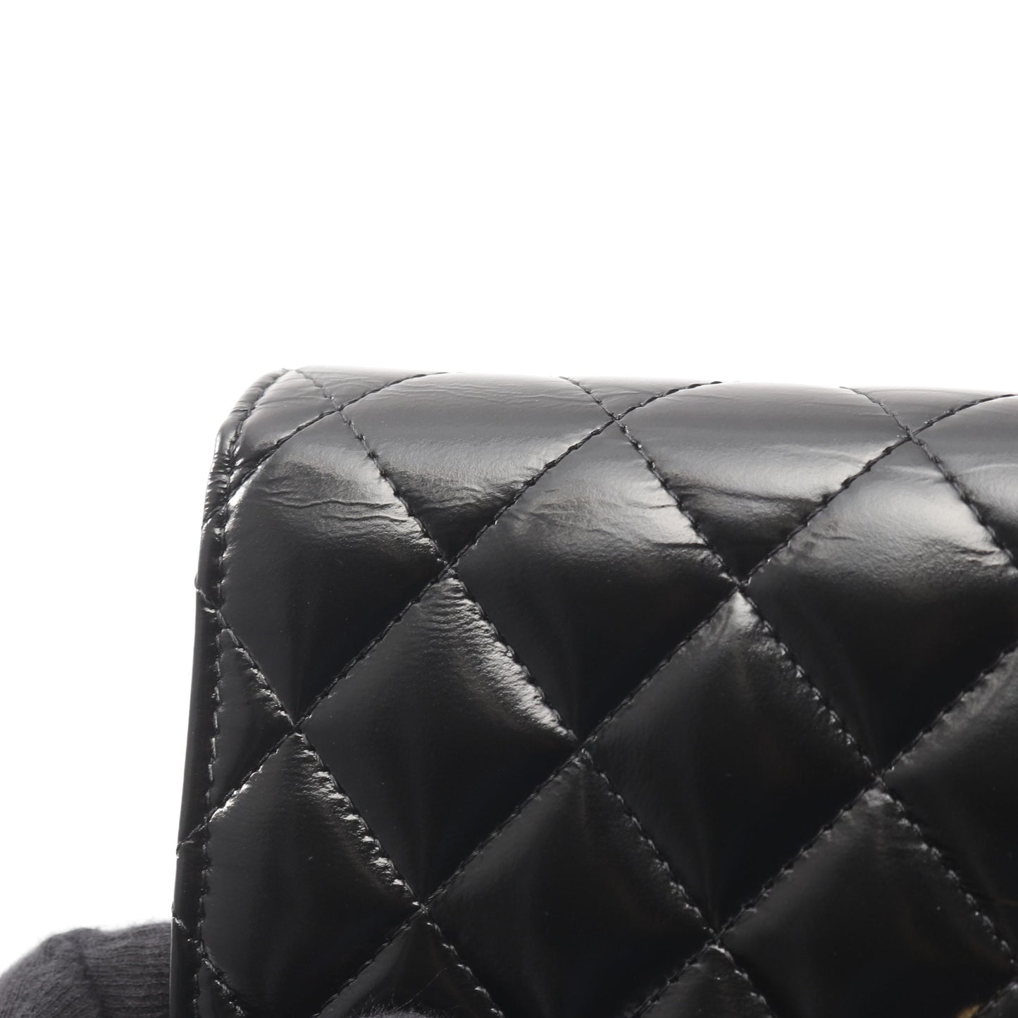 マトラッセ チェーンウォレット レザー ブラック ゴールド金具 シャネル バッグ CHANEL