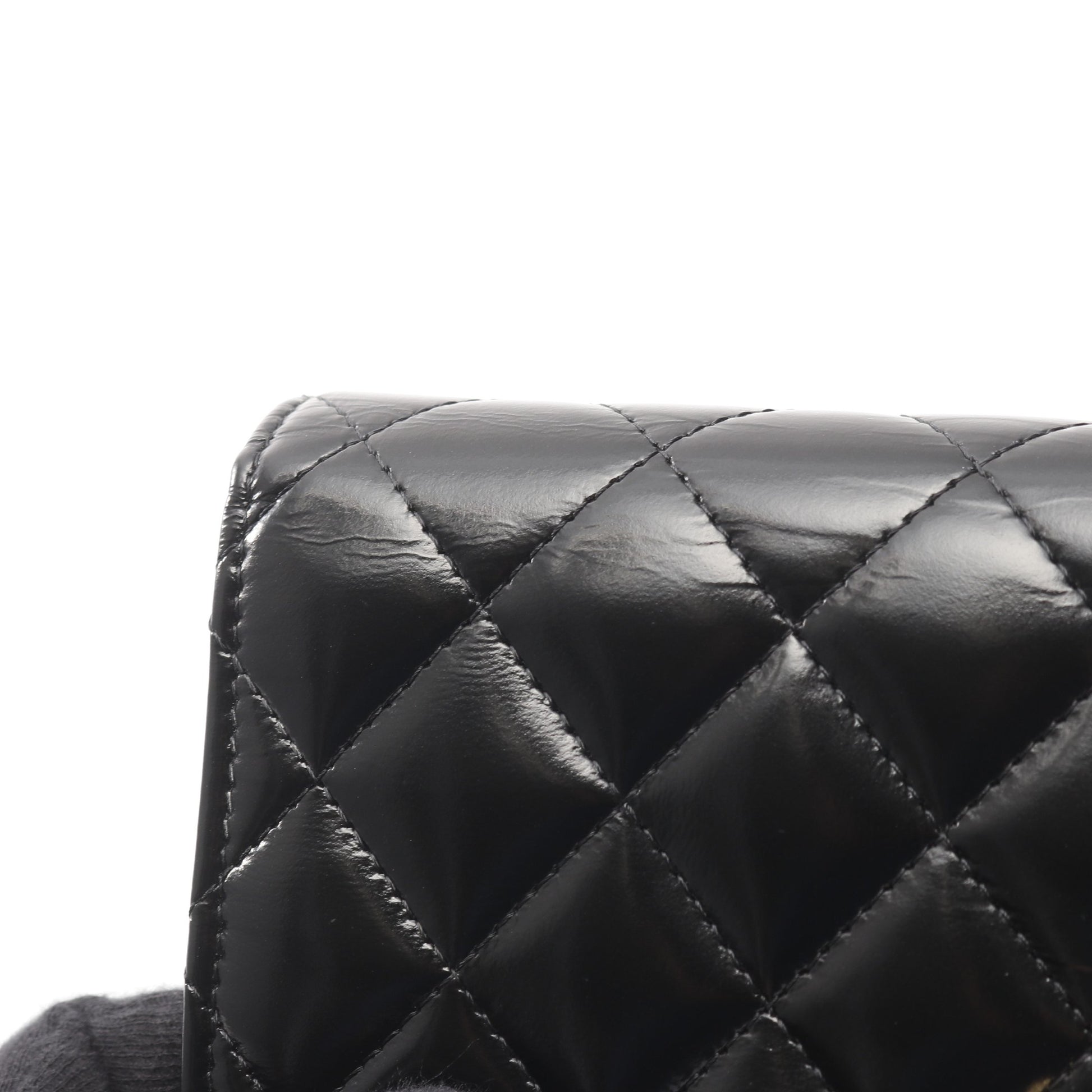 マトラッセ チェーンウォレット レザー ブラック ゴールド金具 シャネル バッグ CHANEL