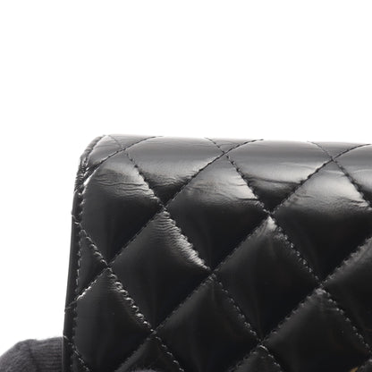 マトラッセ チェーンウォレット レザー ブラック ゴールド金具 シャネル バッグ CHANEL